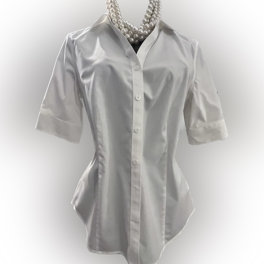 Talbots Wrinkle Resistent Fitted Blouse - image 1